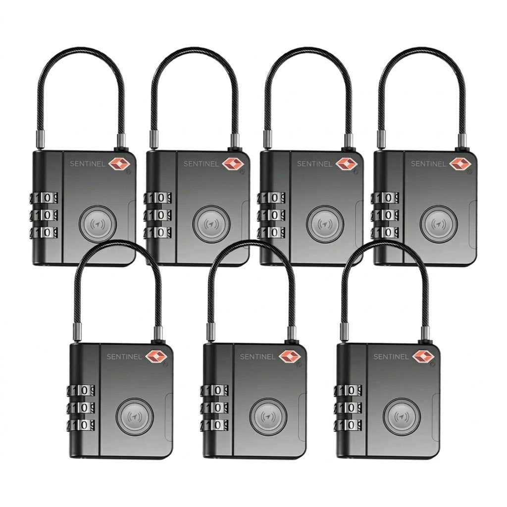 Sentinel SmartLock: El primer candado de equipaje rastreable del mundo.