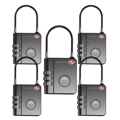 Sentinel SmartLock: El primer candado de equipaje rastreable del mundo.