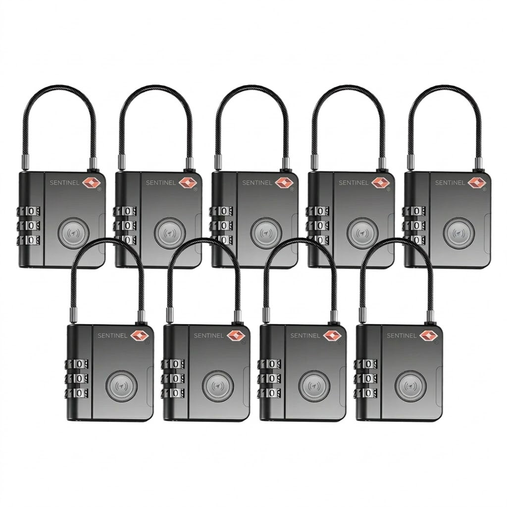 Sentinel SmartLock: El primer candado de equipaje rastreable del mundo.